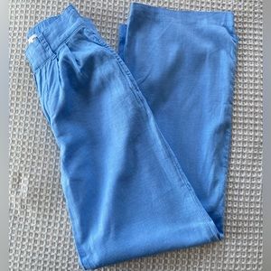 Abercrombie & Fitch Blue Linen Pants